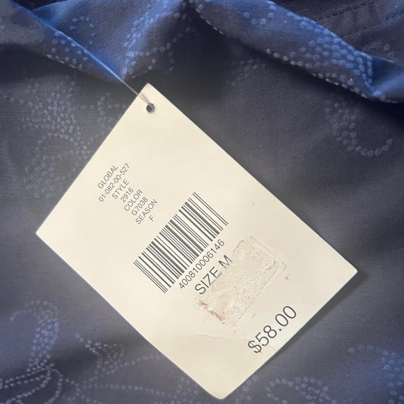 Brandini Mens Casual Button Down Blue Dress Shirt Size M - Picture 5 of 5